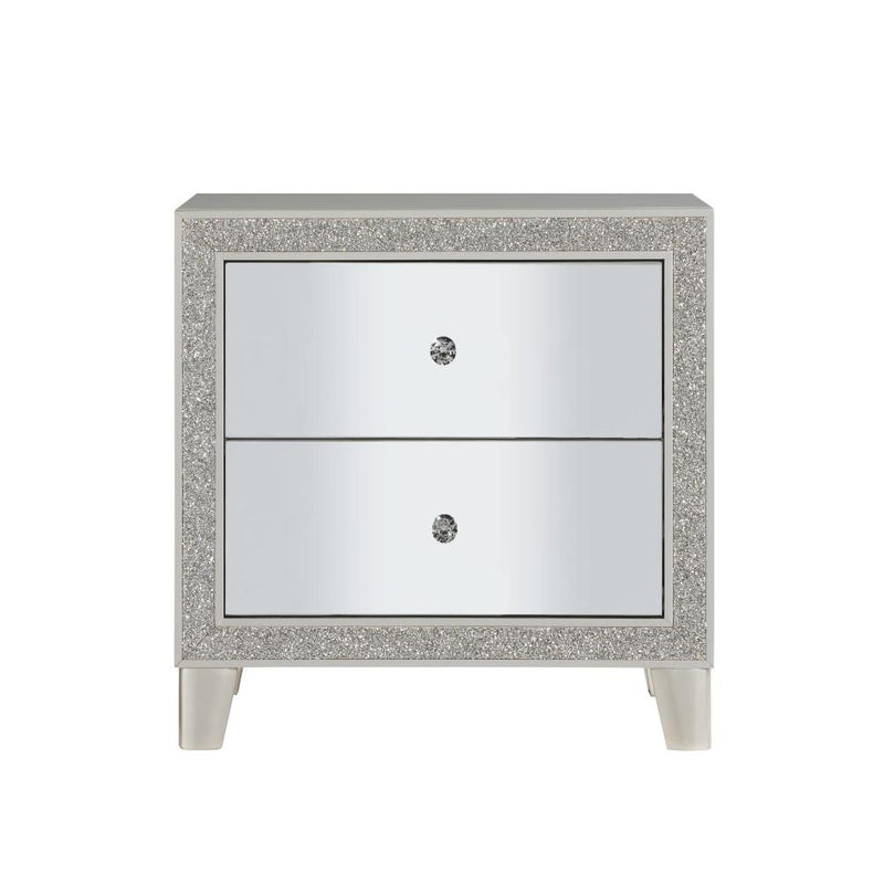 Acme Furniture Sliverfluff 2-Drawer Nightstand BD00243 IMAGE 3