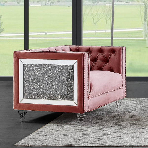 Acme Furniture Heibero II Stationary Fabric Chair LV00329 IMAGE 1