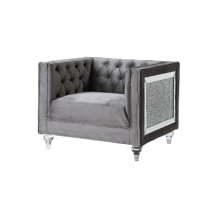 Acme Furniture Heibero II Stationary Fabric Chair LV00332 IMAGE 2
