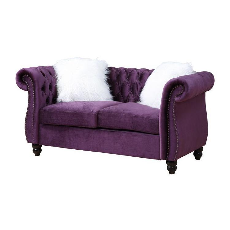 Acme Furniture Thotton Stationary Fabric Loveseat LV00341 IMAGE 1