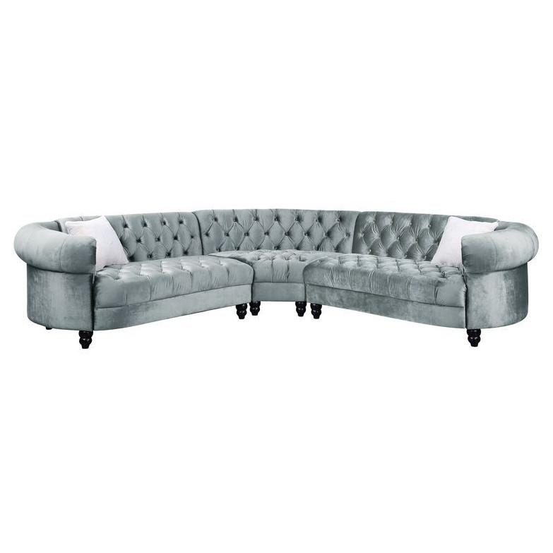 Acme Furniture Qulan Fabric 3 pc Sectional LV00344 IMAGE 1