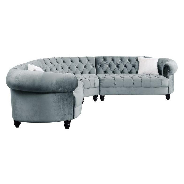 Acme Furniture Qulan Fabric 3 pc Sectional LV00344 IMAGE 2