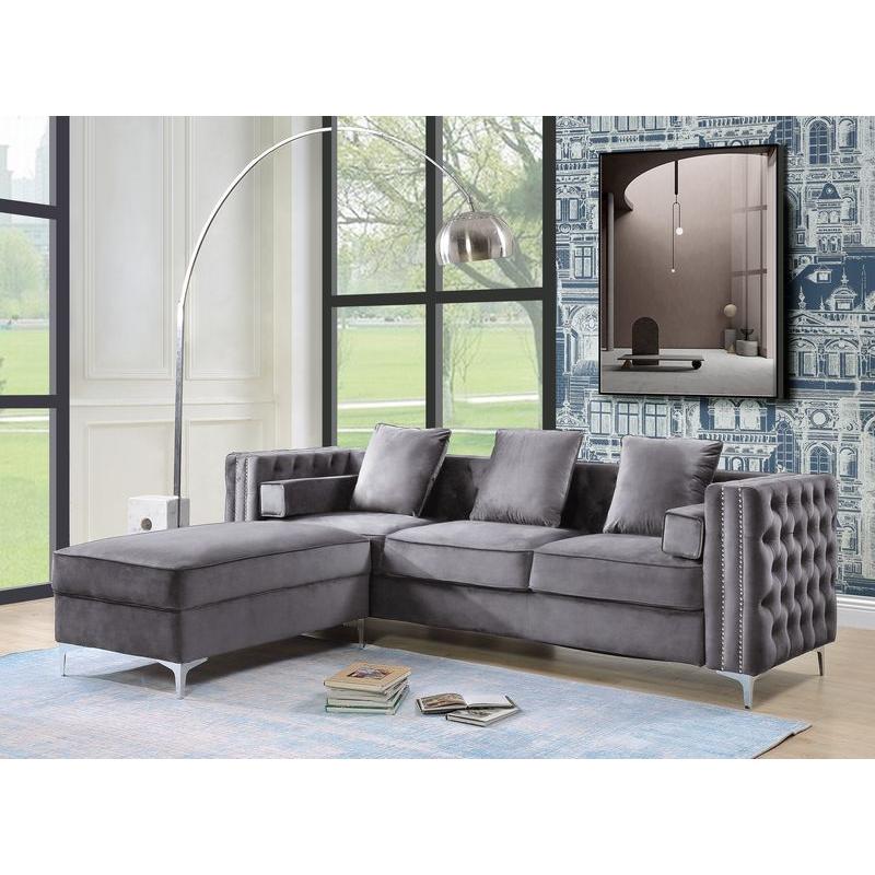 Acme Furniture Bovasis Fabric Ottoman LV00369 IMAGE 4