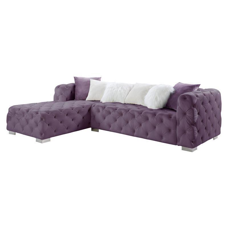 Acme Furniture Qokmis Fabric 2 pc Sectional LV00389 IMAGE 2