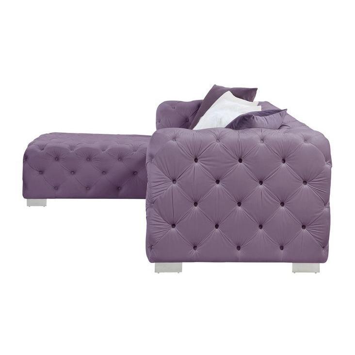 Acme Furniture Qokmis Fabric 2 pc Sectional LV00389 IMAGE 3