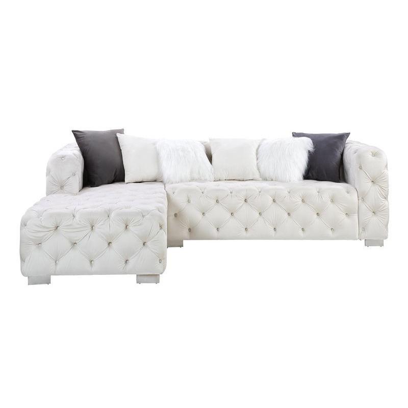 Acme Furniture Qokmis Fabric 2 pc Sectional LV00391 IMAGE 2