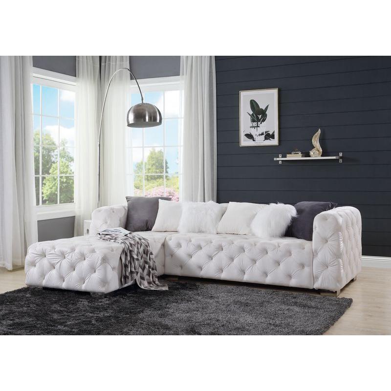 Acme Furniture Qokmis Fabric 2 pc Sectional LV00391 IMAGE 6