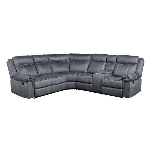 Acme Furniture Dollum Reclining Fabric 3 pc Sectional LV00398 IMAGE 1