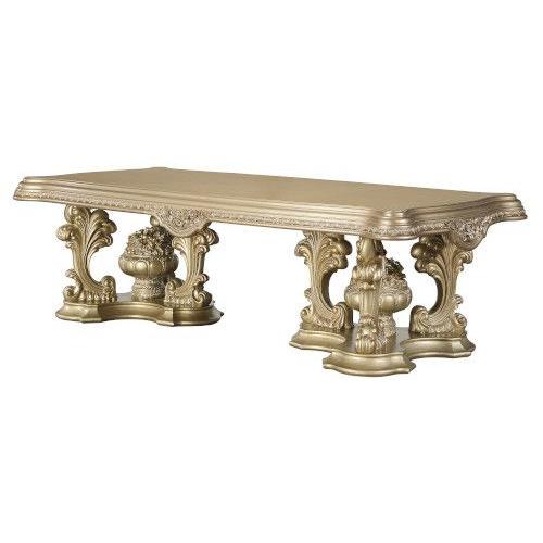 Acme Furniture Seville Dining Table with Pedestal Base DN00457 IMAGE 1