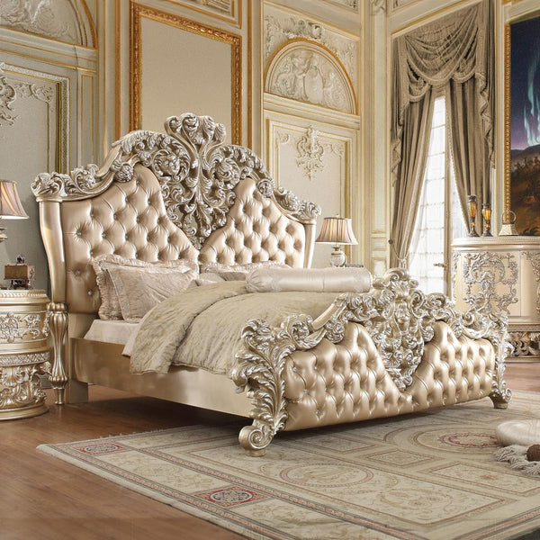 Acme Furniture Vatican King Upholstered Panel Bed BD00461EK IMAGE 1