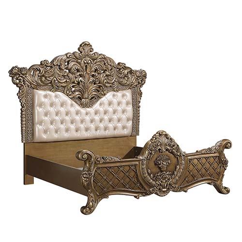Acme Furniture Constantine King Upholstered Panel Bed BD00471EK IMAGE 1