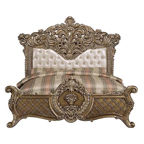 Acme Furniture Constantine King Upholstered Panel Bed BD00471EK IMAGE 2