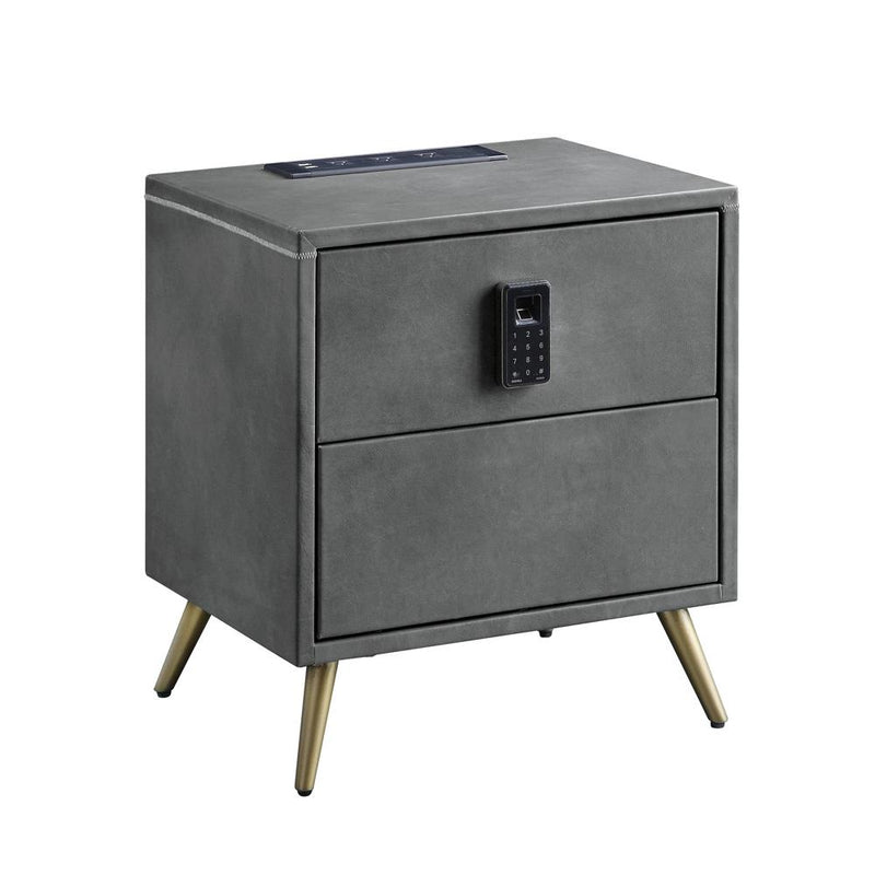 Acme Furniture Doris 2-Drawer Nightstand BD00556 IMAGE 2