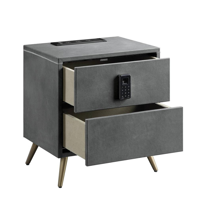 Acme Furniture Doris 2-Drawer Nightstand BD00556 IMAGE 5