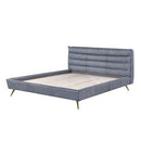 Acme Furniture Doris King Upholstered Panel Bed BD00562EK IMAGE 2