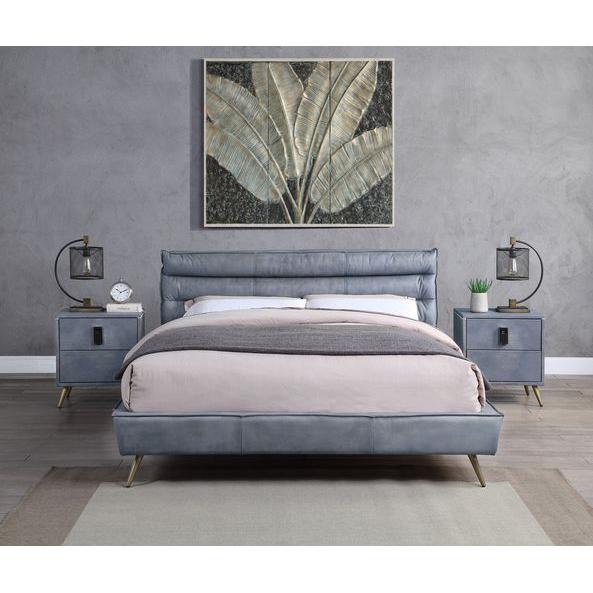 Acme Furniture Doris Queen Upholstered Panel Bed BD00563Q IMAGE 4