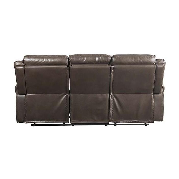 Acme Furniture Lydia Reclining Leather Air Sofa LV00654 IMAGE 4