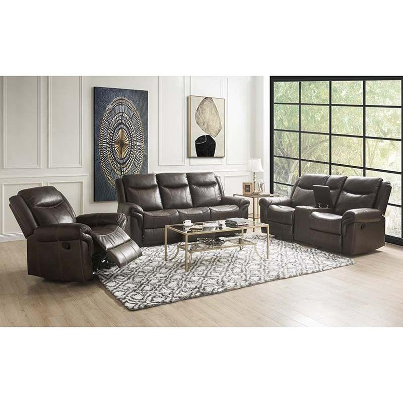 Acme Furniture Lydia Reclining Leather Air Sofa LV00654 IMAGE 7
