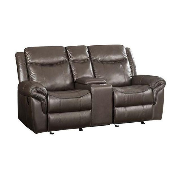 Acme Furniture Lydia Reclining Leather Air Loveseat LV00655 IMAGE 1
