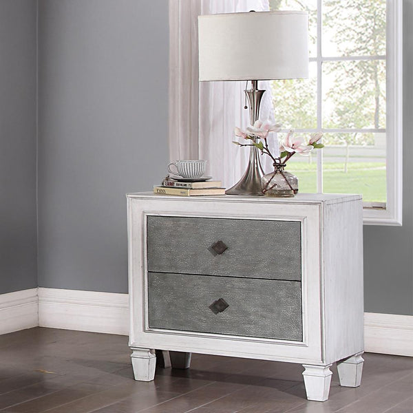 Acme Furniture Katia 2-Drawer Nightstand BD00661 IMAGE 1