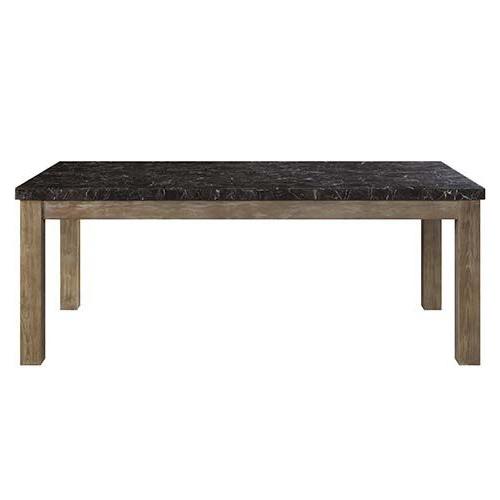 Acme Furniture Charnell Dining Table with Marble Top DN00553 IMAGE 2