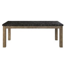 Acme Furniture Charnell Dining Table with Marble Top DN00553 IMAGE 3