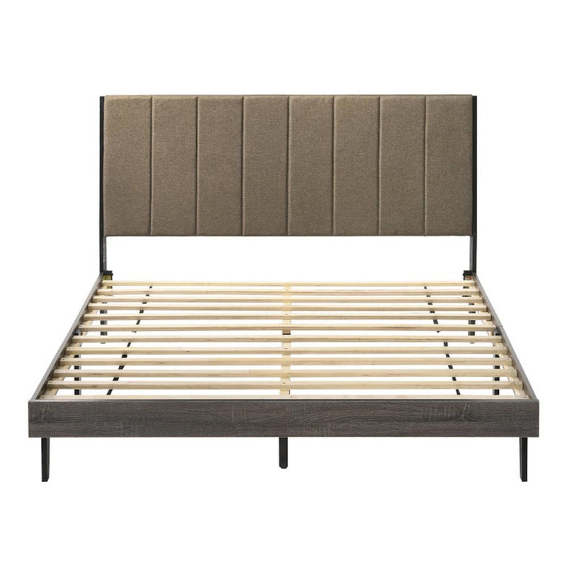 Acme Furniture Valdemar Queen Upholstered Panel Bed BD00571Q IMAGE 3
