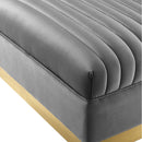 Modway Furniture Sanguine Fabric 3 pc Sectional EEI-3921-GRY IMAGE 5