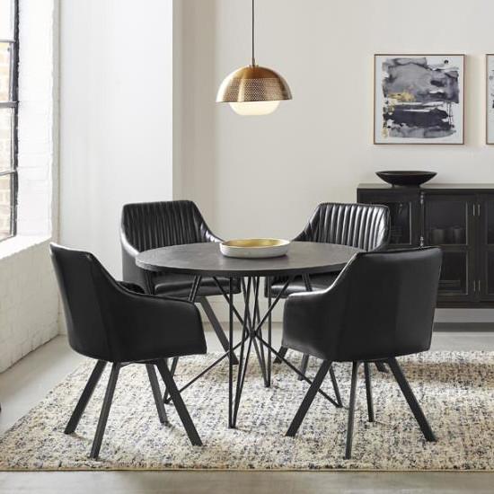 Coaster Furniture Round Rennes Dining Table 106340 IMAGE 1