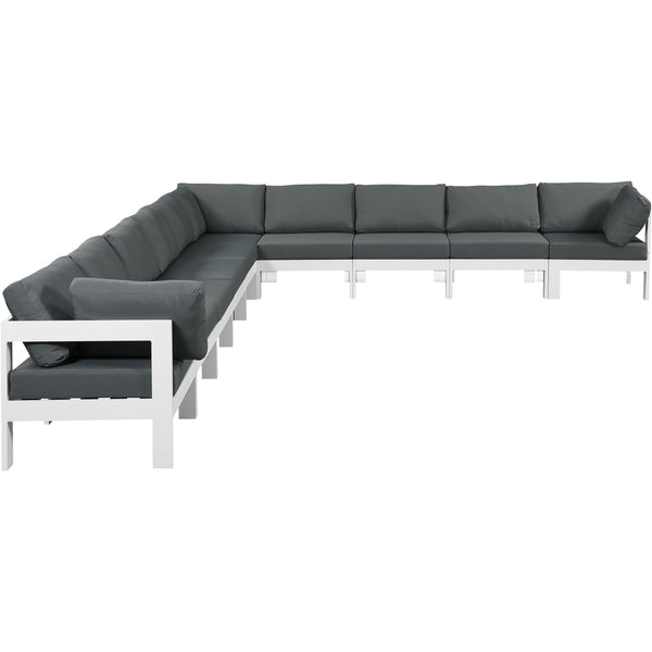 Meridian Outdoor Seating Sectionals 375Grey-Sec10A IMAGE 1