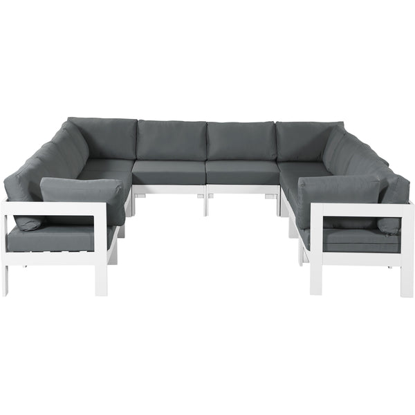 Meridian Outdoor Seating Sectionals 375Grey-Sec10B IMAGE 1