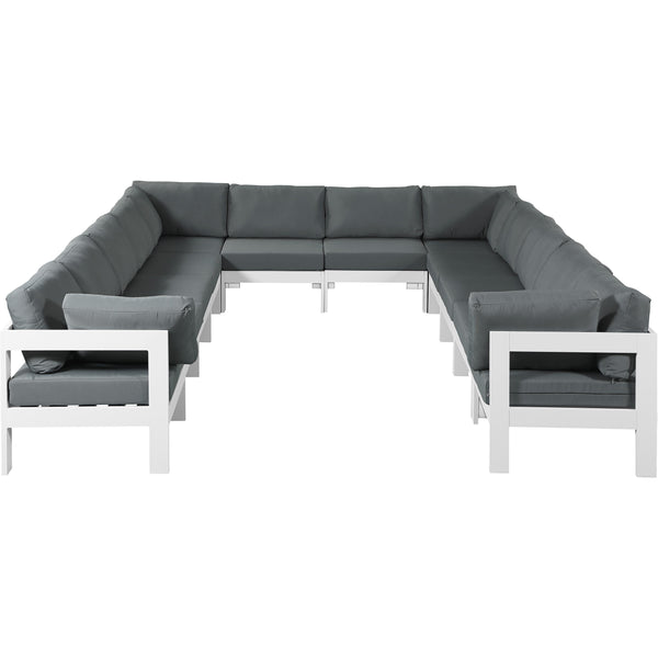 Meridian Outdoor Seating Sectionals 375Grey-Sec12A IMAGE 1