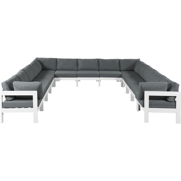 Meridian Outdoor Seating Sectionals 375Grey-Sec13A IMAGE 1
