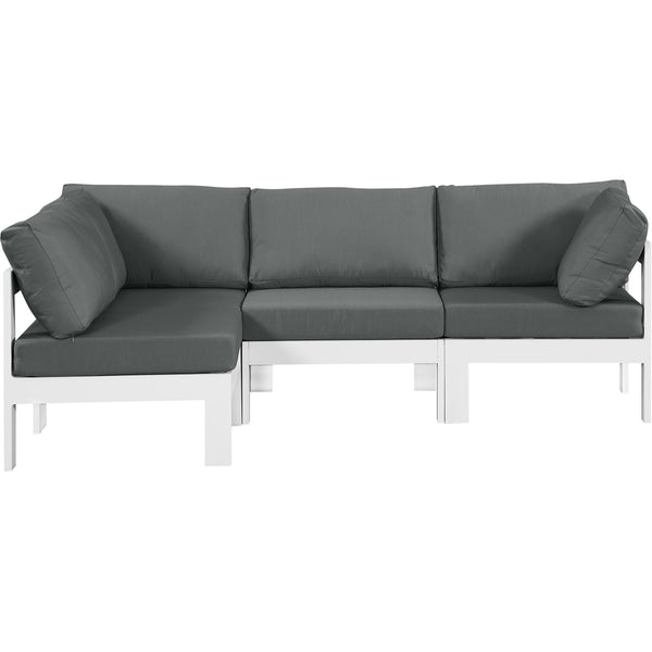 Meridian Outdoor Seating Sectionals 375Grey-Sec4A IMAGE 1