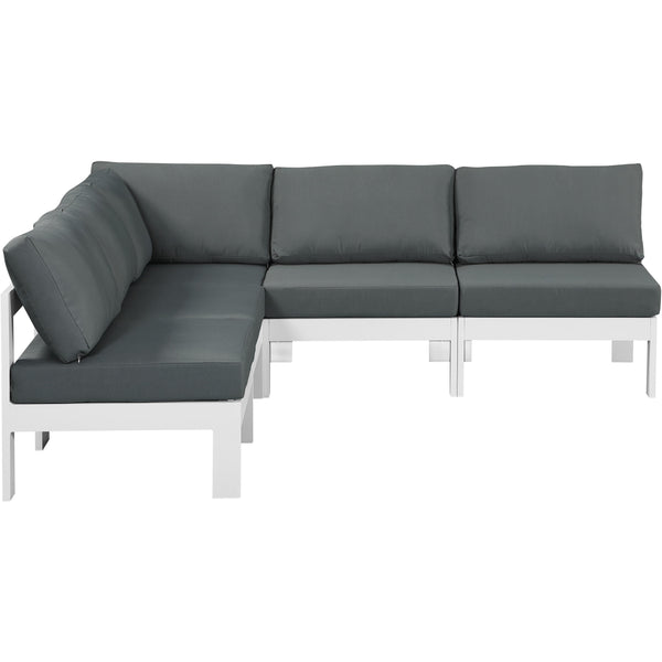 Meridian Outdoor Seating Sectionals 375Grey-Sec5A IMAGE 1