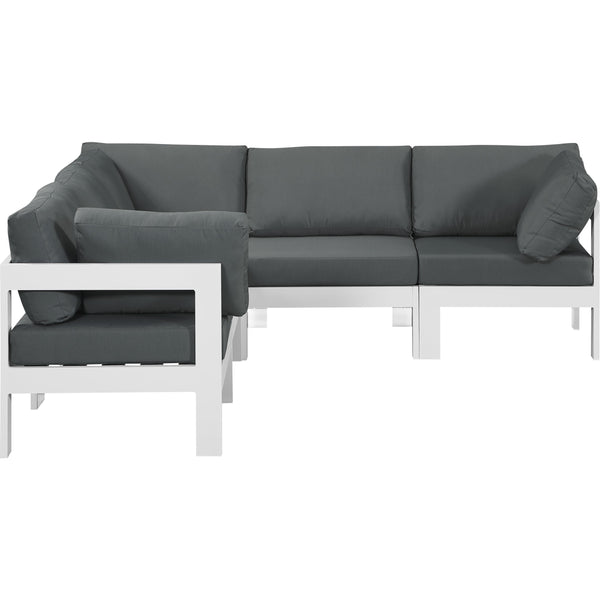 Meridian Outdoor Seating Sectionals 375Grey-Sec5B IMAGE 1