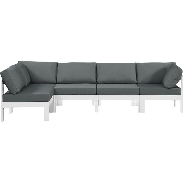 Meridian Outdoor Seating Sectionals 375Grey-Sec5C IMAGE 1