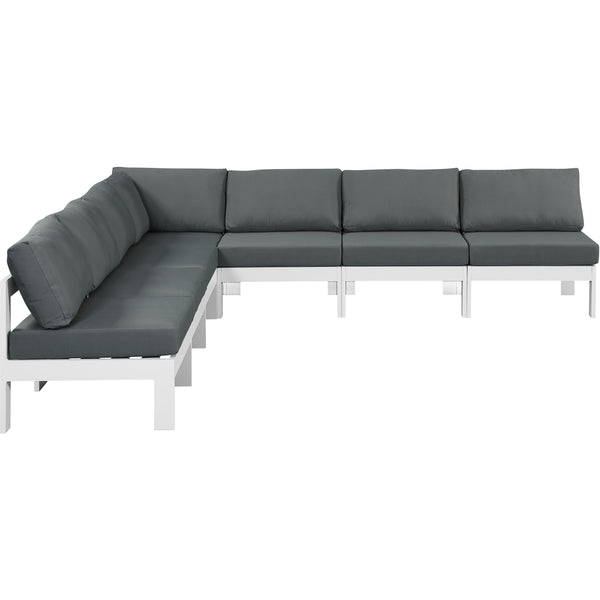 Meridian Outdoor Seating Sectionals 375Grey-Sec7A IMAGE 1