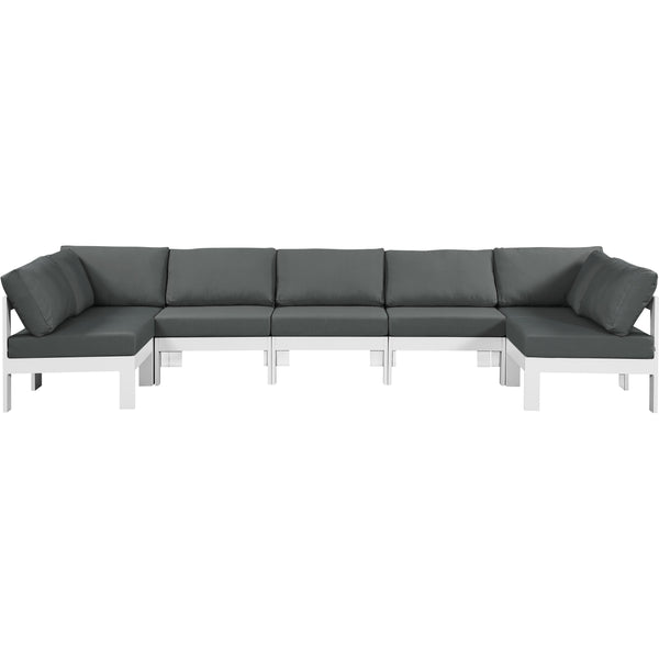 Meridian Outdoor Seating Sectionals 375Grey-Sec7C IMAGE 1