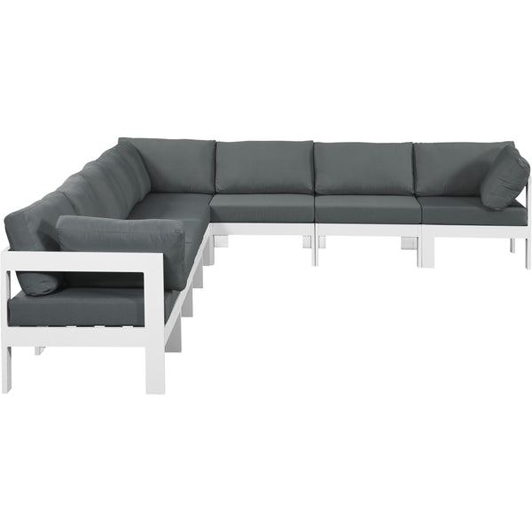 Meridian Outdoor Seating Sectionals 375Grey-Sec8A IMAGE 1