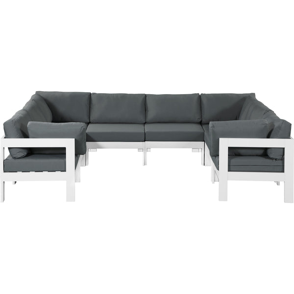 Meridian Outdoor Seating Sectionals 375Grey-Sec8B IMAGE 1