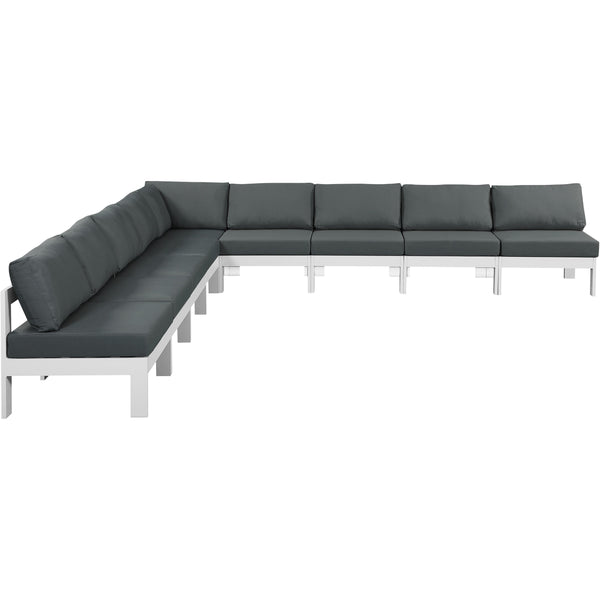 Meridian Outdoor Seating Sectionals 375Grey-Sec9A IMAGE 1