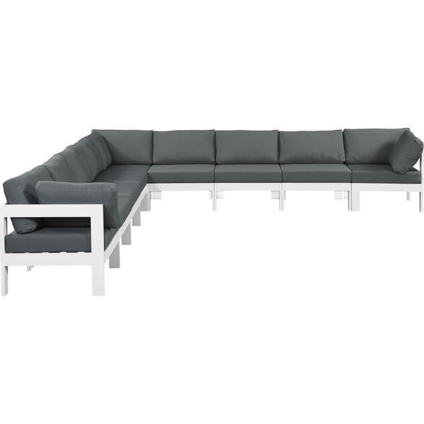 Meridian Outdoor Seating Sectionals 375Grey-Sec9B IMAGE 1