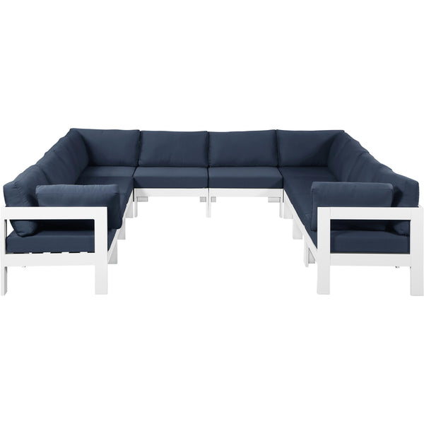 Meridian Outdoor Seating Sectionals 375Navy-Sec10B IMAGE 1