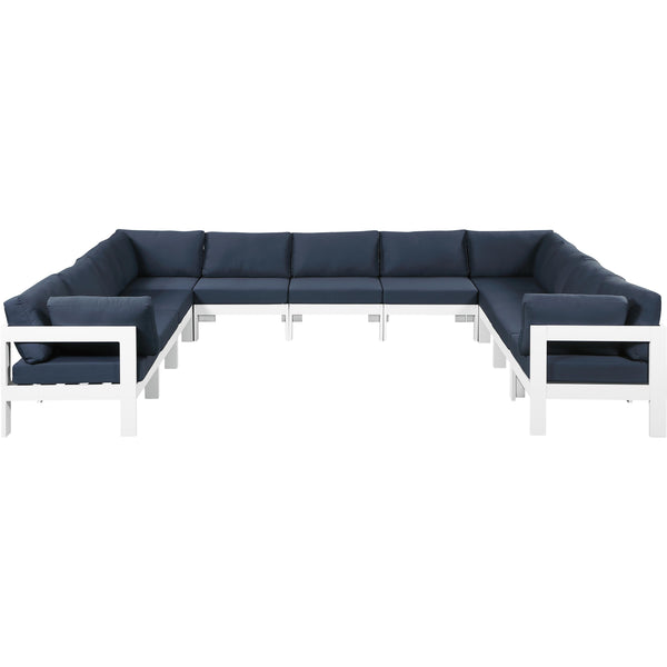 Meridian Outdoor Seating Sectionals 375Navy-Sec11A IMAGE 1