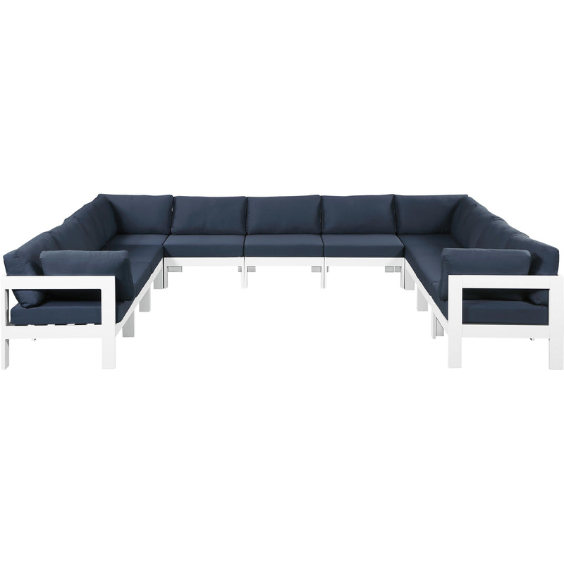 Meridian Outdoor Seating Sectionals 375Navy-Sec11A IMAGE 1