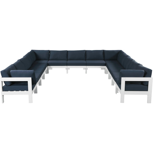 Meridian Outdoor Seating Sectionals 375Navy-Sec13A IMAGE 1