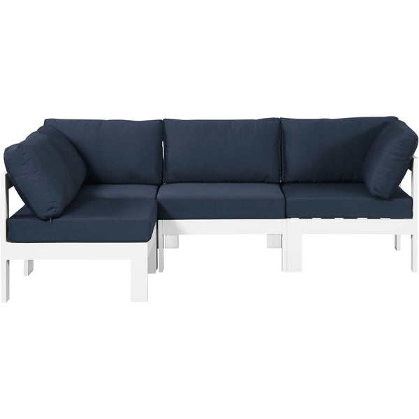 Meridian Outdoor Seating Sectionals 375Navy-Sec4A IMAGE 1