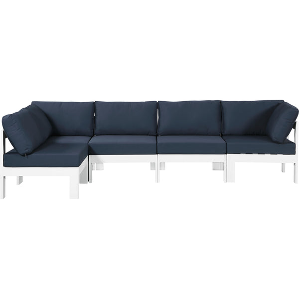 Meridian Outdoor Seating Sectionals 375Navy-Sec5C IMAGE 1