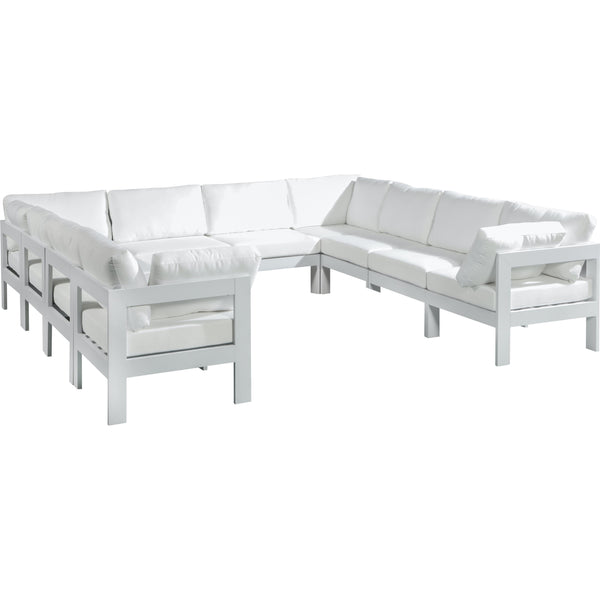 Meridian Outdoor Seating Sectionals 375White-Sec10B IMAGE 1